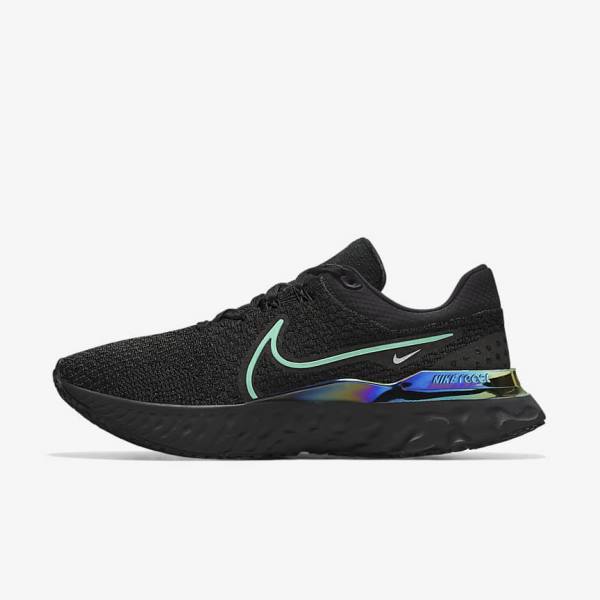 Nike React Infinity Run 3 By You Custom Road Women\'s Running Shoes Black | NK837MGK