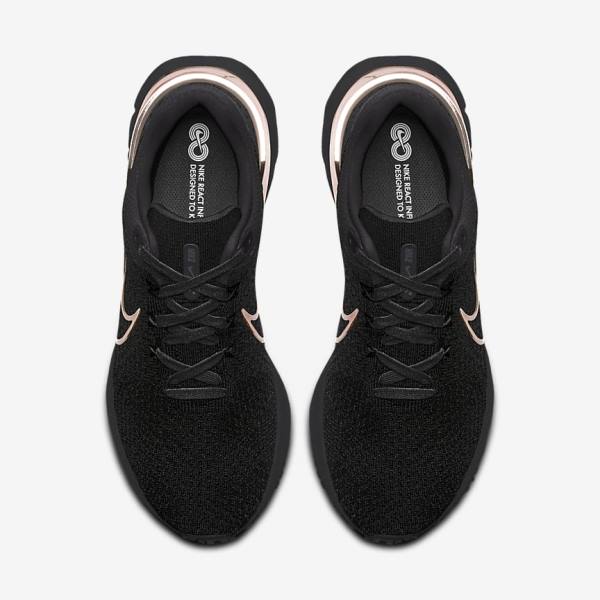 Nike React Infinity Run 3 By You Custom Road Men's Running Shoes Black | NK841RTL