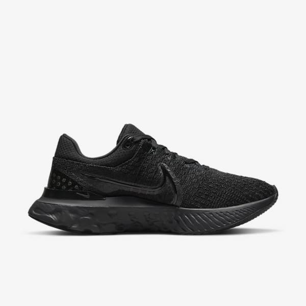 Nike React Infinity Run Flyknit 3 Road Women's Running Shoes Black | NK429ECD