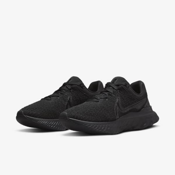 Nike React Infinity Run Flyknit 3 Road Women's Running Shoes Black | NK429ECD