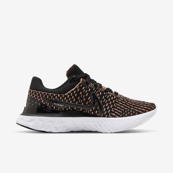 Nike React Infinity Run Flyknit 3 Road Women's Running Shoes Black / Blue / Pink / White | NK639QVX