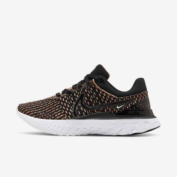 Nike React Infinity Run Flyknit 3 Road Women\'s Running Shoes Black / Blue / Pink / White | NK639QVX