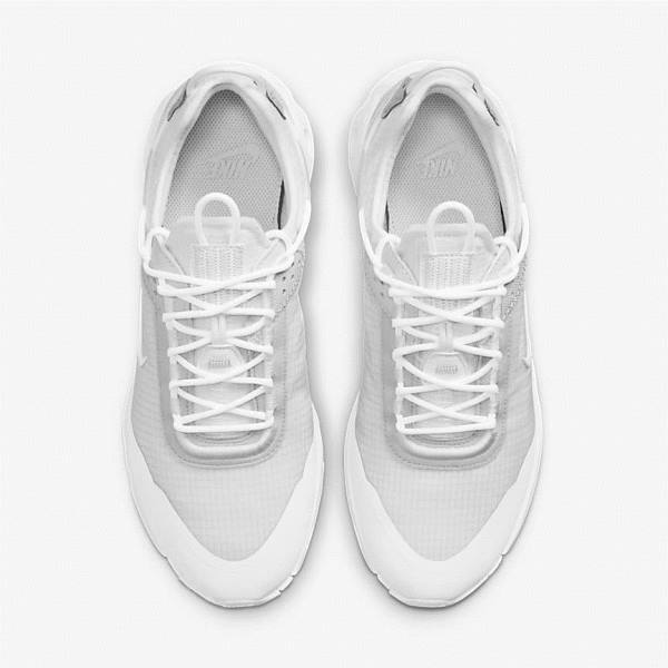 Nike React Live Men's Sneakers White / Platinum / White | NK137XOA