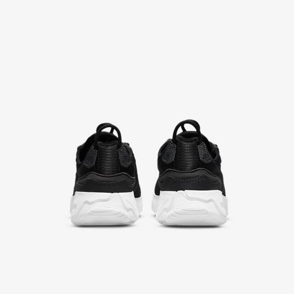 Nike React Live Older Kids' Sneakers Black / Dark Grey / White | NK718RZG