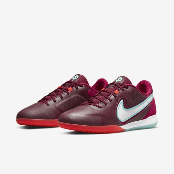 Nike React Tiempo Legend 9 Pro IC Indoor-Court Men's Football Shoes Red / Light Red / White | NK196WQJ