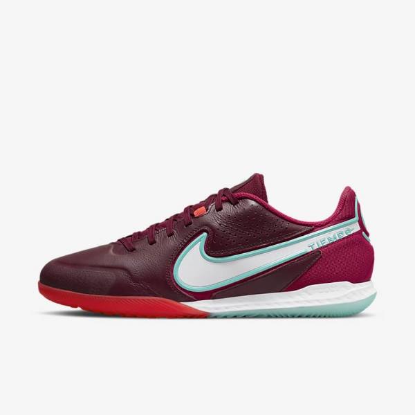 Nike React Tiempo Legend 9 Pro IC Indoor-Court Men\'s Football Shoes Red / Light Red / White | NK196WQJ