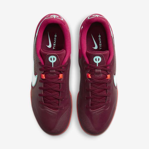 Nike React Tiempo Legend 9 Pro IC Indoor-Court Women's Football Shoes Red / Light Red / White | NK609STP