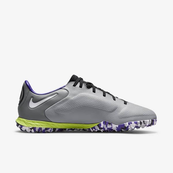 Nike React Tiempo Legend 9 Pro TF Turf Women's Football Shoes Light Grey / White | NK825FXM