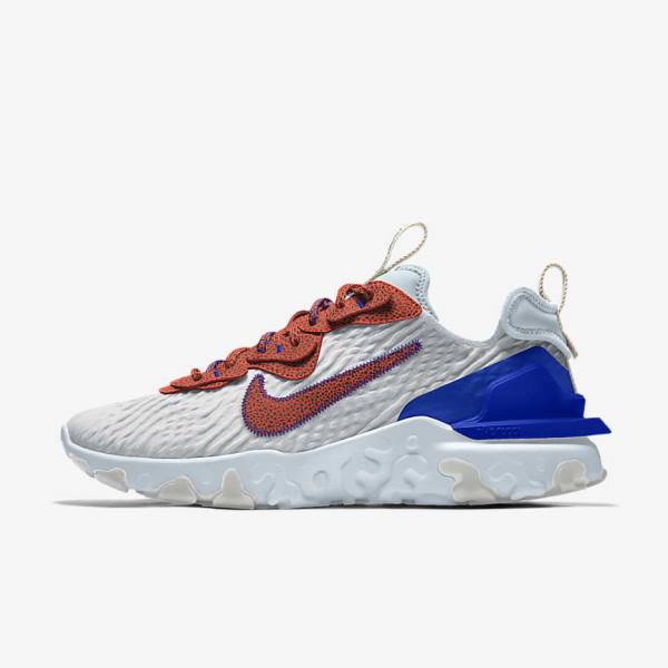 Nike React Vision By You Custom Lifestyle Men\'s Sneakers Multicolor | NK497KVU