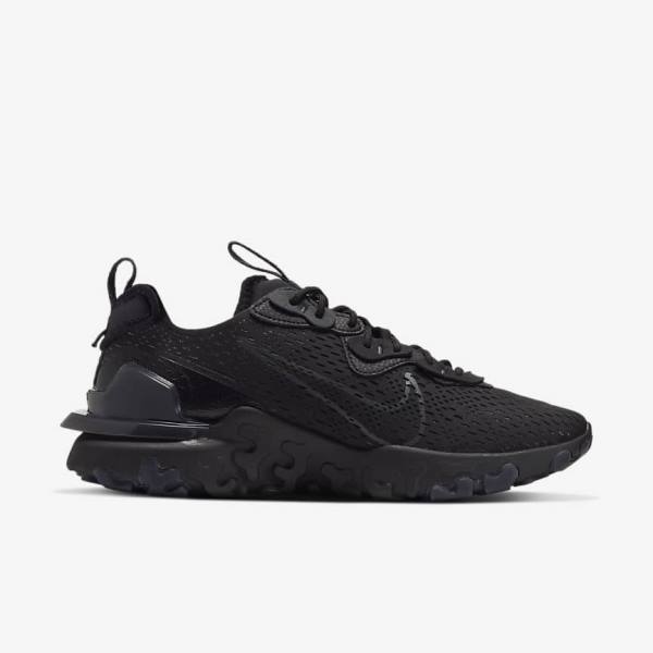 Nike React Vision Men's Sneakers Black / Dark Grey | NK098WQL