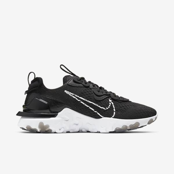 Nike React Vision Men's Sneakers Black / White | NK136OSE