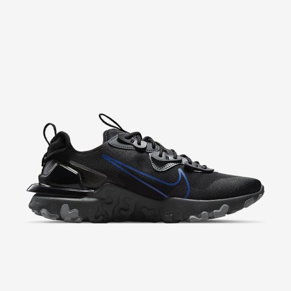 Nike React Vision Men's Sneakers Black / Dark Grey / Royal | NK261LID