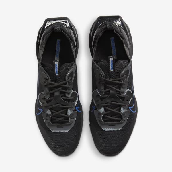 Nike React Vision Men's Sneakers Black / Dark Grey / Royal | NK261LID