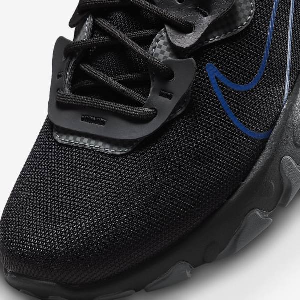 Nike React Vision Men's Sneakers Black / Dark Grey / Royal | NK261LID