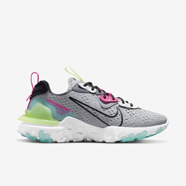 Nike React Vision Women's Sneakers Grey / Pink / Black | NK634YZN