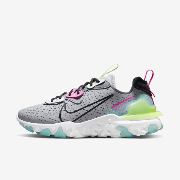 Nike React Vision Women\'s Sneakers Grey / Pink / Black | NK634YZN