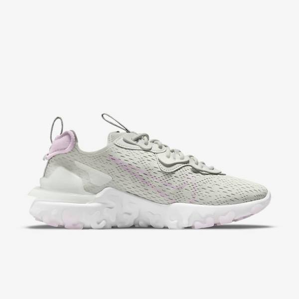 Nike React Vision Women's Sneakers Light Beige / White / Pink | NK041VDT