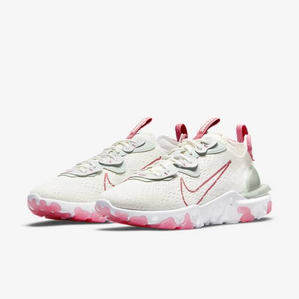 Nike React Vision Women's Sneakers Platinum / Pink | NK934GIQ