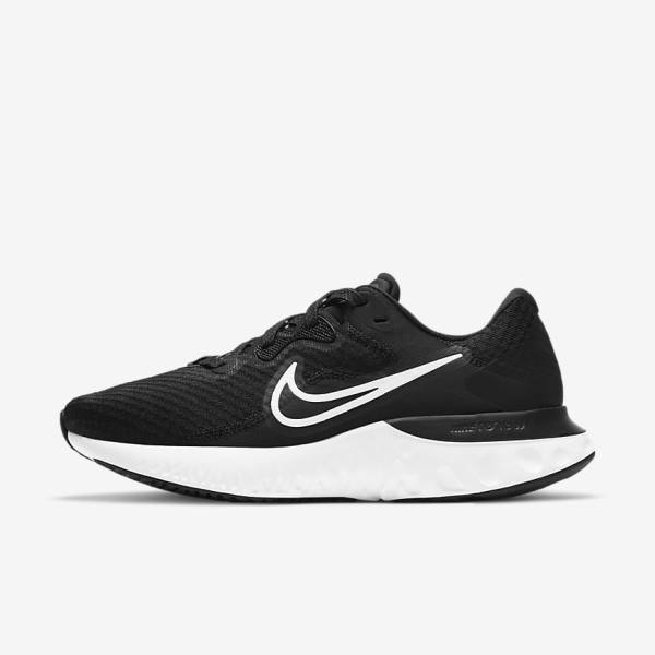 Nike Renew Run 2 Road Women\'s Running Shoes Black / Dark Grey / White | NK309TPF