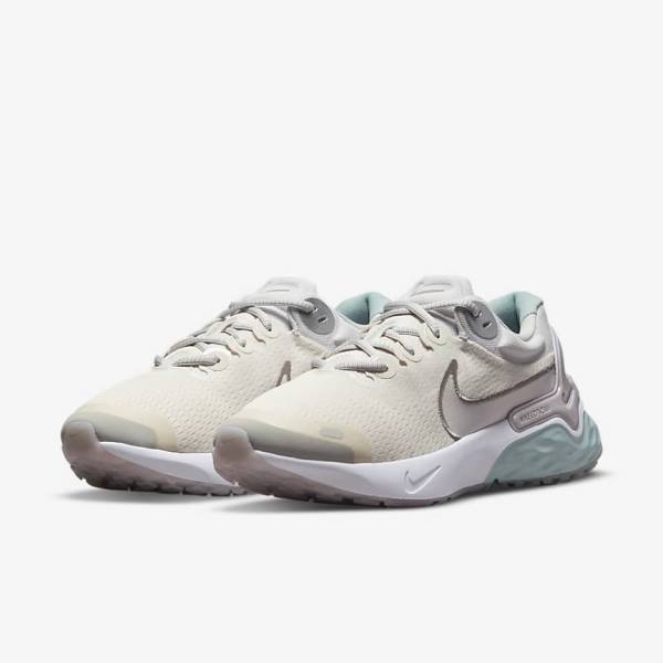 Nike Renew Run 3 Premium Road Women's Running Shoes Metal / Grey | NK405VNX