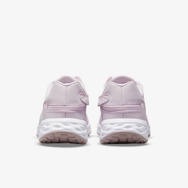 Nike Revolution 6 FlyEase Next Nature Easy On-Off Road Women's Running Shoes Light Purple / White | NK498MRV