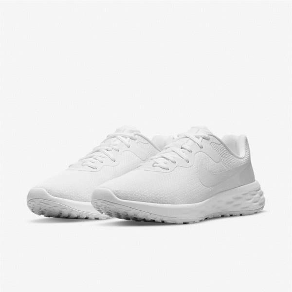 Nike Revolution 6 Next Nature Road Men's Running Shoes White | NK052NDK