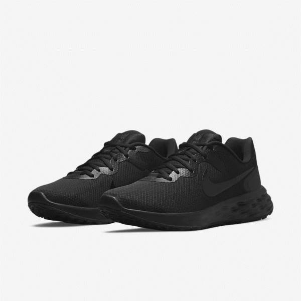 Nike Revolution 6 Next Nature Road Men's Running Shoes Black / Dark Grey | NK845ZVU