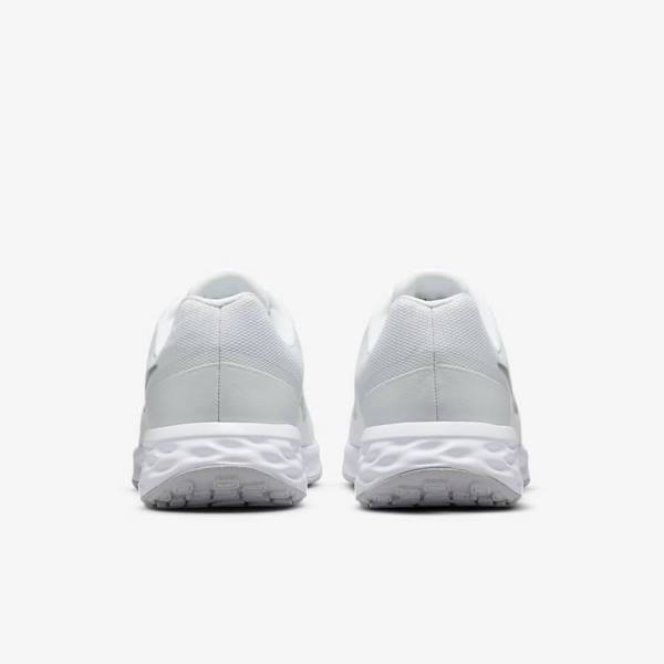 Nike Revolution 6 Next Nature Road Women's Running Shoes White / Platinum / Metal Silver | NK014HAP