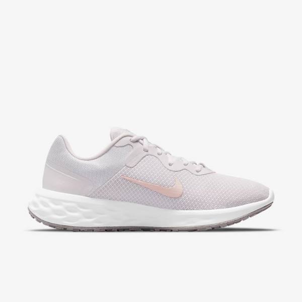 Nike Revolution 6 Next Nature Road Women's Running Shoes Light Purple / White | NK421ZHR