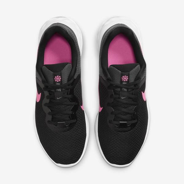 Nike Revolution 6 Next Nature Road Women's Running Shoes Black / Grey / Pink | NK623XBM