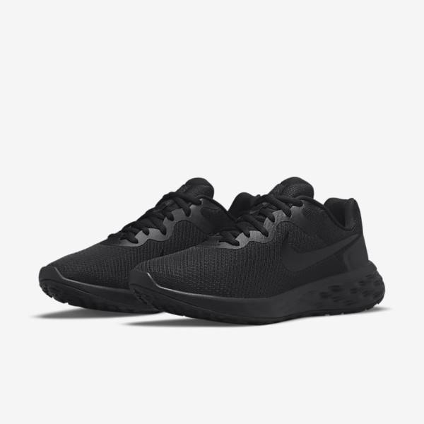 Nike Revolution 6 Next Nature Road Women's Running Shoes Black / Dark Grey | NK713FQJ