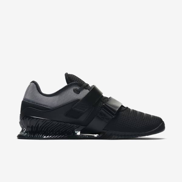 Nike Romaleos 4 Men's Training Shoes Black / White | NK306GUB