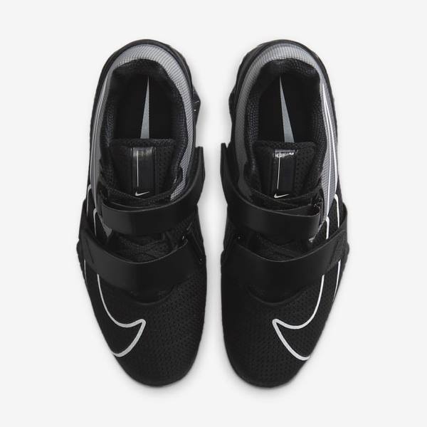 Nike Romaleos 4 Men's Training Shoes Black / White | NK306GUB