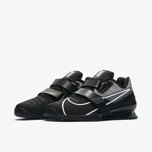 Nike Romaleos 4 Men's Training Shoes Black / White | NK306GUB