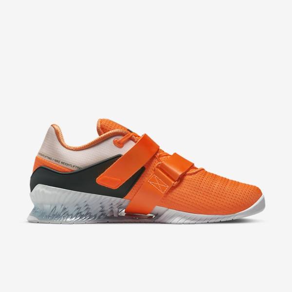 Nike Romaleos 4 Women's Training Shoes Orange / White / Black | NK270AHC