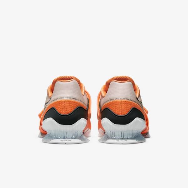 Nike Romaleos 4 Women's Training Shoes Orange / White / Black | NK270AHC