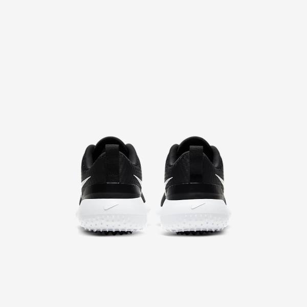 Nike Roshe G Jr. Kids' Golf Shoes Black / White / Metal White | NK350VIN