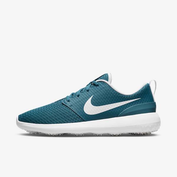 Nike Roshe G Men\'s Golf Shoes Black / White | NK501LVF