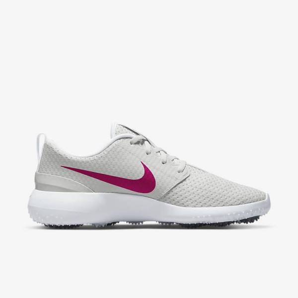 Nike Roshe G Women's Golf Shoes White / Black / Pink | NK891KFN