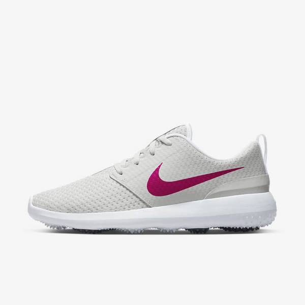 Nike Roshe G Women\'s Golf Shoes White / Black / Pink | NK891KFN