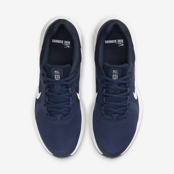 Nike Run Swift 2 Road Men's Running Shoes Navy / Obsidian / White | NK375XWQ