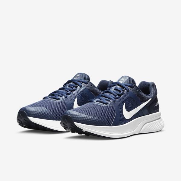 Nike Run Swift 2 Road Men's Running Shoes Navy / Obsidian / White | NK375XWQ