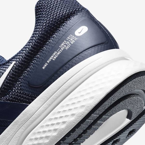 Nike Run Swift 2 Road Men's Running Shoes Navy / Obsidian / White | NK375XWQ