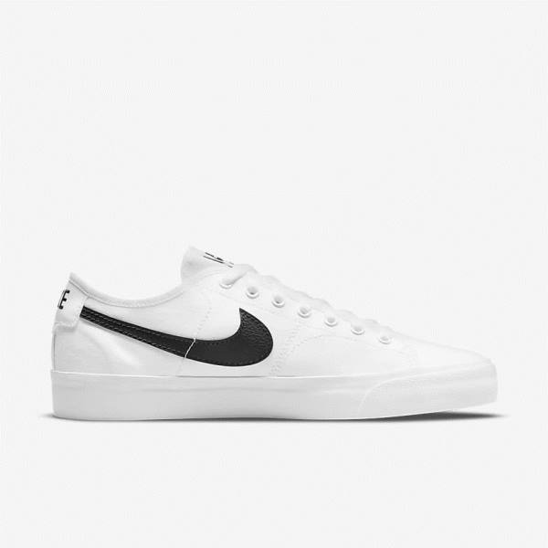 Nike SB BLZR Court Men's Skate Shoes White / Black / Black | NK321JSK