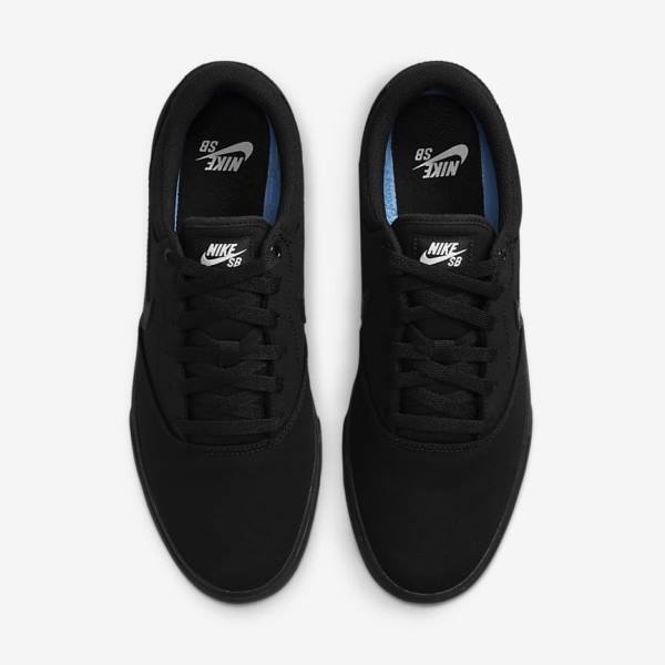 Nike SB Chron 2 Canvas Men's Skate Shoes Black | NK012NIZ