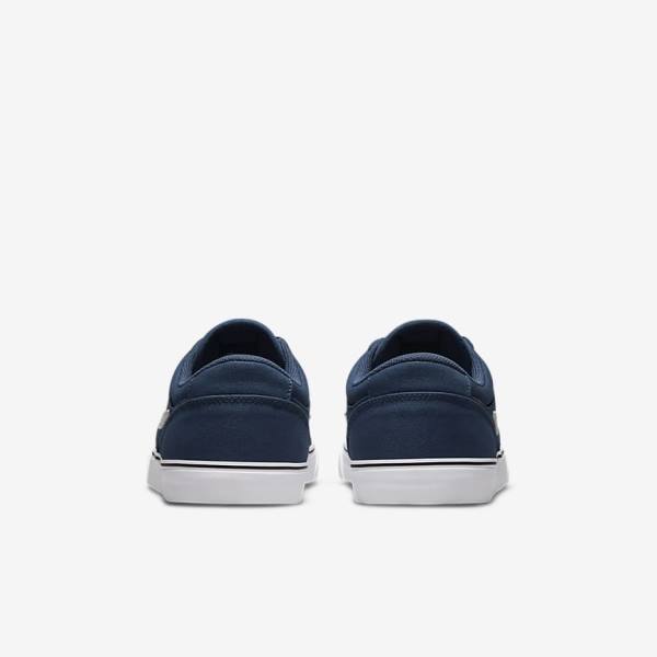 Nike SB Chron 2 Canvas Men's Skate Shoes Navy / Navy / Black / White | NK039FDT