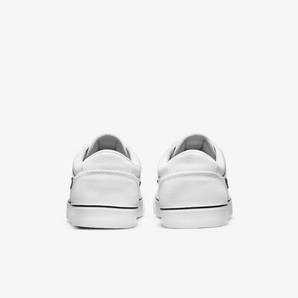 Nike SB Chron 2 Canvas Women's Skate Shoes White / Black | NK572KNY