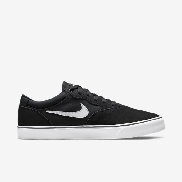 Nike SB Chron 2 Women's Skate Shoes Black / White | NK342YGI