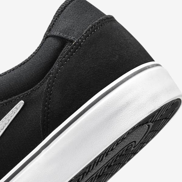 Nike SB Chron 2 Women's Skate Shoes Black / White | NK342YGI