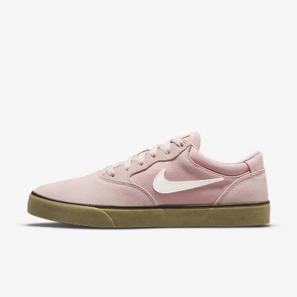 Nike SB Chron 2 Women\'s Skate Shoes Pink / Light Brown | NK618IQB